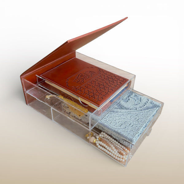 Ramadan Box with Quran, Prayer Mat and Tasbih