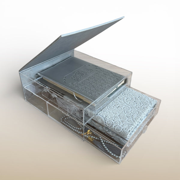 Ramadan Box with Quran, Prayer Mat and Tasbih